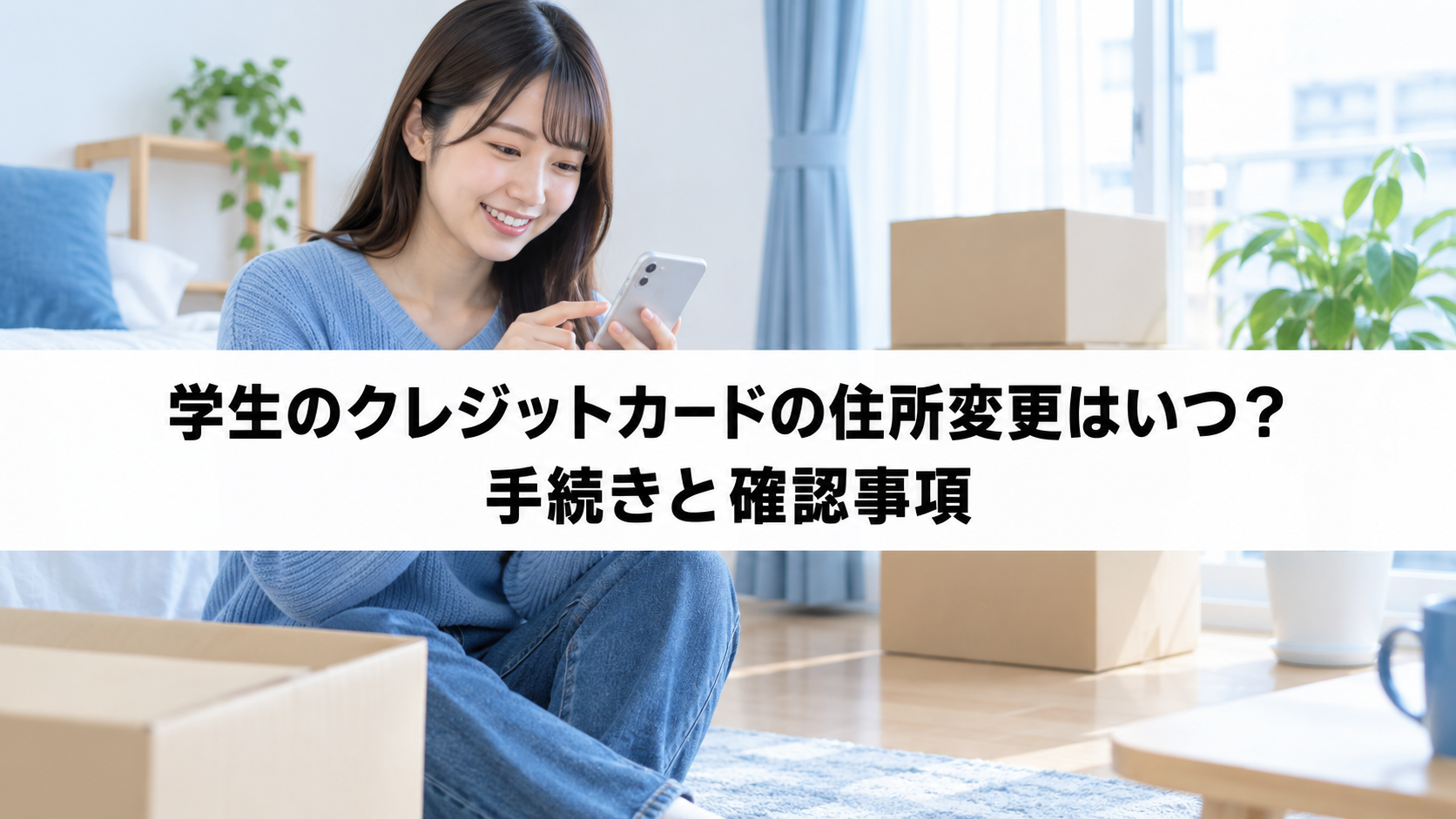学生のクレジットカード住所変更の時期と確認事項