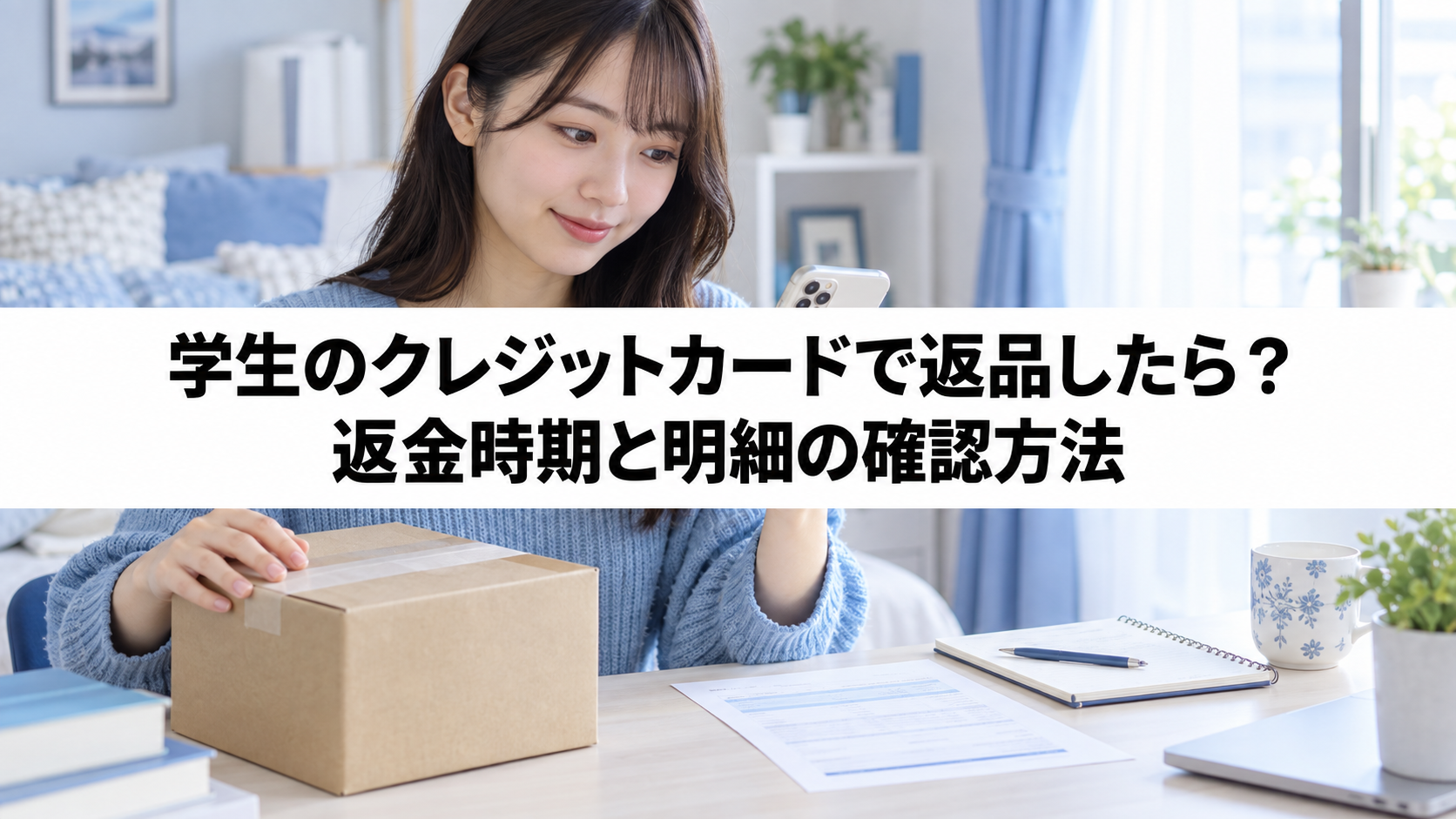 学生のカード返品後の返金時期と明細の確認方法